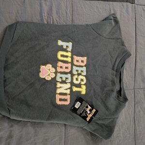 Best Furever Friend Embellished Pet  Shirt Dogs NWT *Minor Flaw